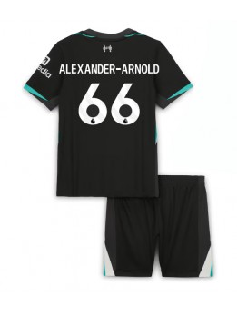 Liverpool Alexander-Arnold #66 Auswärts Trikotsatz für Kinder 2024-25 Kurzarm (+ Kurze Hosen)